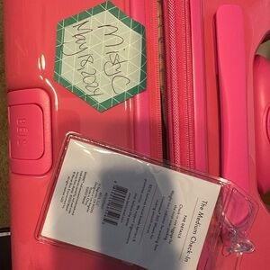 Beis THE 26" CHECK-IN ROLLER IN BARBIE™ PINK - Brand New